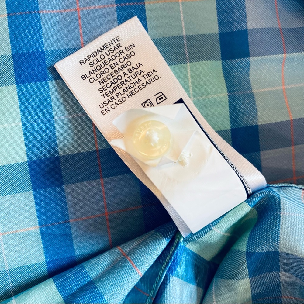 NWT Vineyard Vines men’s On The Go brrr Triple Chill plaid button down Sz L - Picture 5 of 10